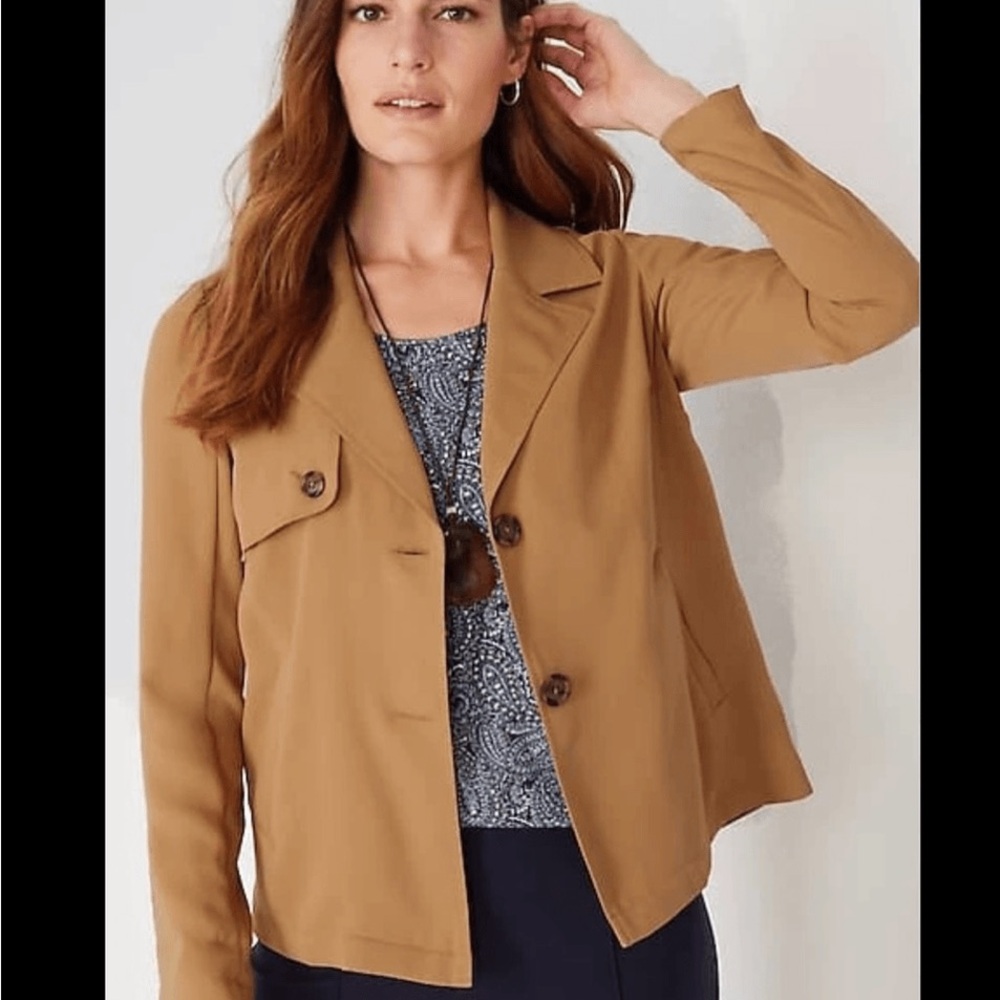 J. Jill Brown Women's trench Jacket